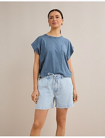 T-shirt avec poche, MO Fashion