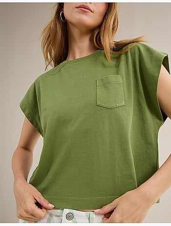T-shirt avec poche, MO Fashion