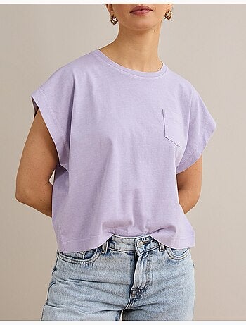 T-shirt avec poche, MO Fashion