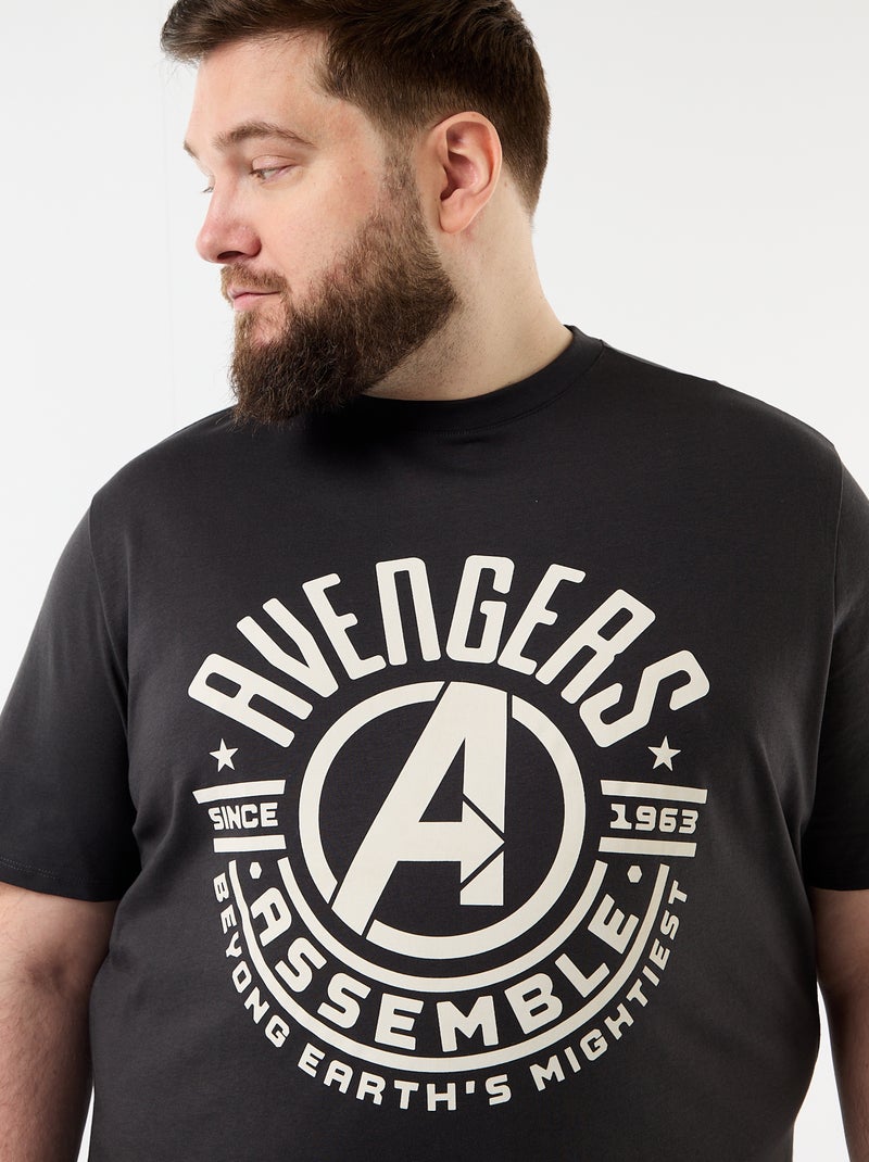 T-shirt 'Avengers' met korte mouwen Zwart - Kiabi