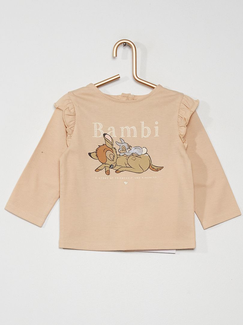 T-shirt 'Bambi' beige bambi - Kiabi