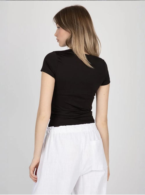 T-shirt basique à col rond - Kiabi