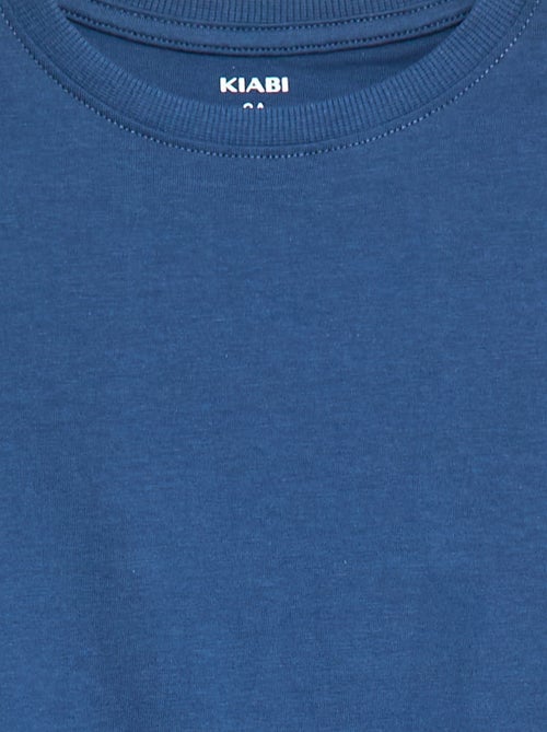 T-shirt basique à manches longues - Kiabi