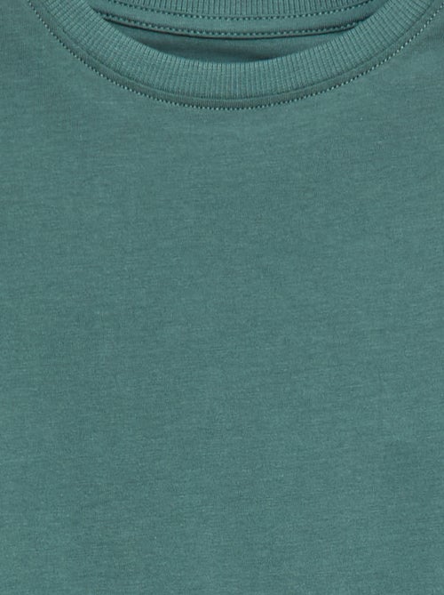 T-shirt basique à manches longues - Kiabi