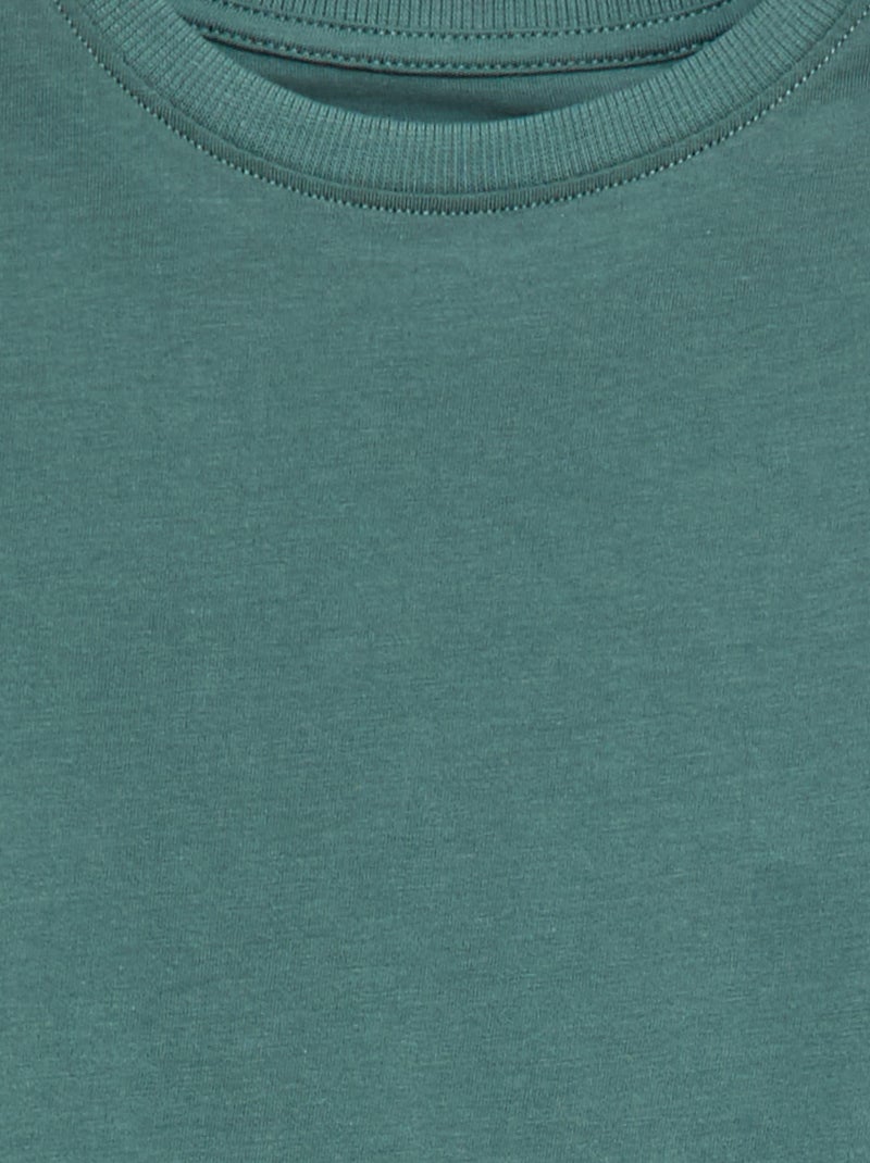 Tee Shirt Vert Camouflage Oversize Col rond RELAX | Garcon