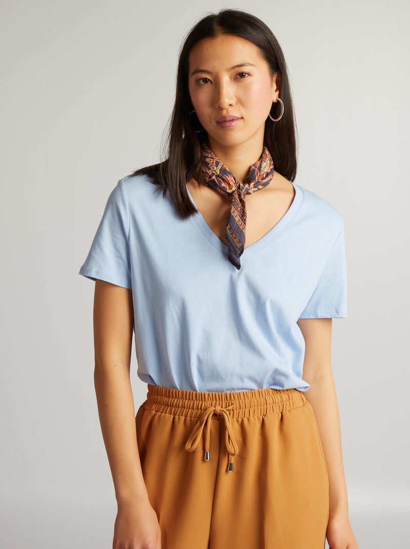 Tee-shirt BLEU/CIEL - T08603