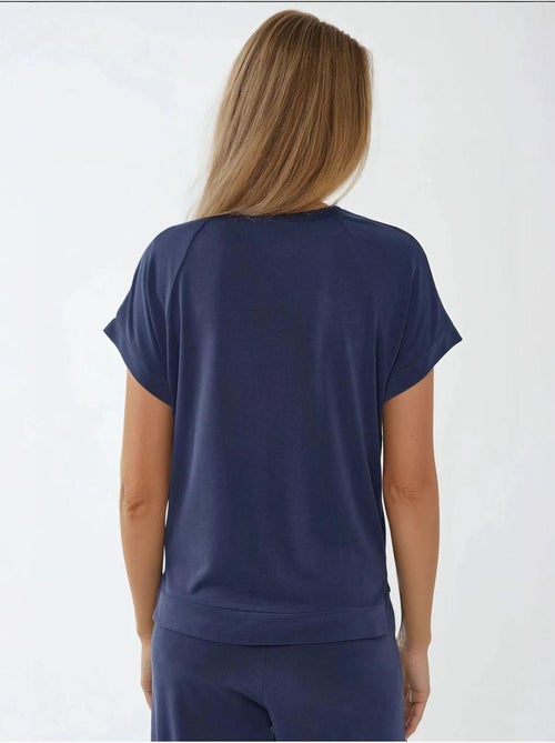 T-shirt basique doux au toucher hiccup - Kiabi