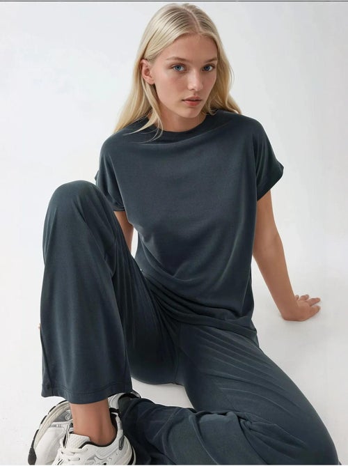 T-shirt basique doux au toucher hiccup - Kiabi