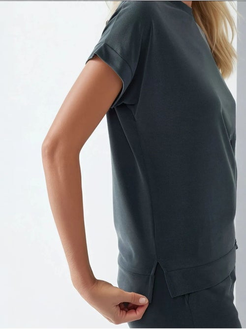 T-shirt basique doux au toucher hiccup - Kiabi