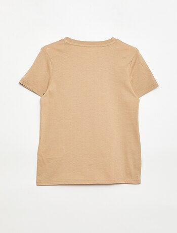 T-shirt basique en jersey uni