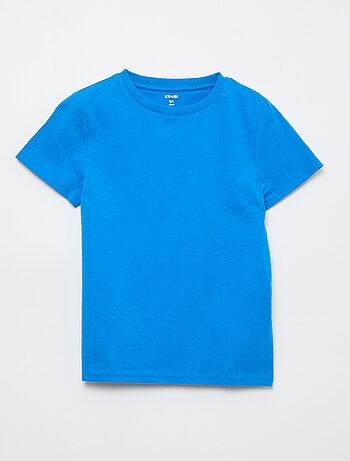 T-shirt basique en jersey uni