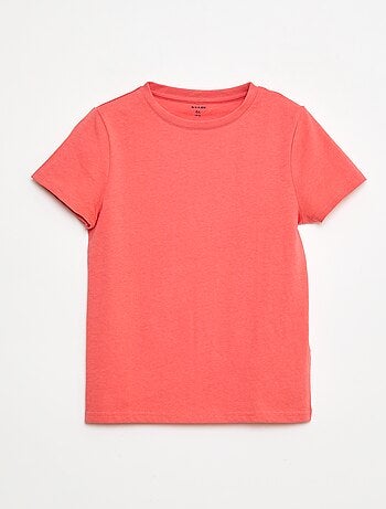 T-shirt basique en jersey uni