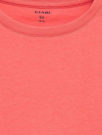 T-shirt basique en jersey uni