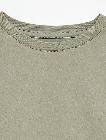 T-shirt basique en jersey uni