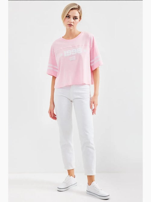 T-shirt basique surdimensionné imprimé bdart - Kiabi