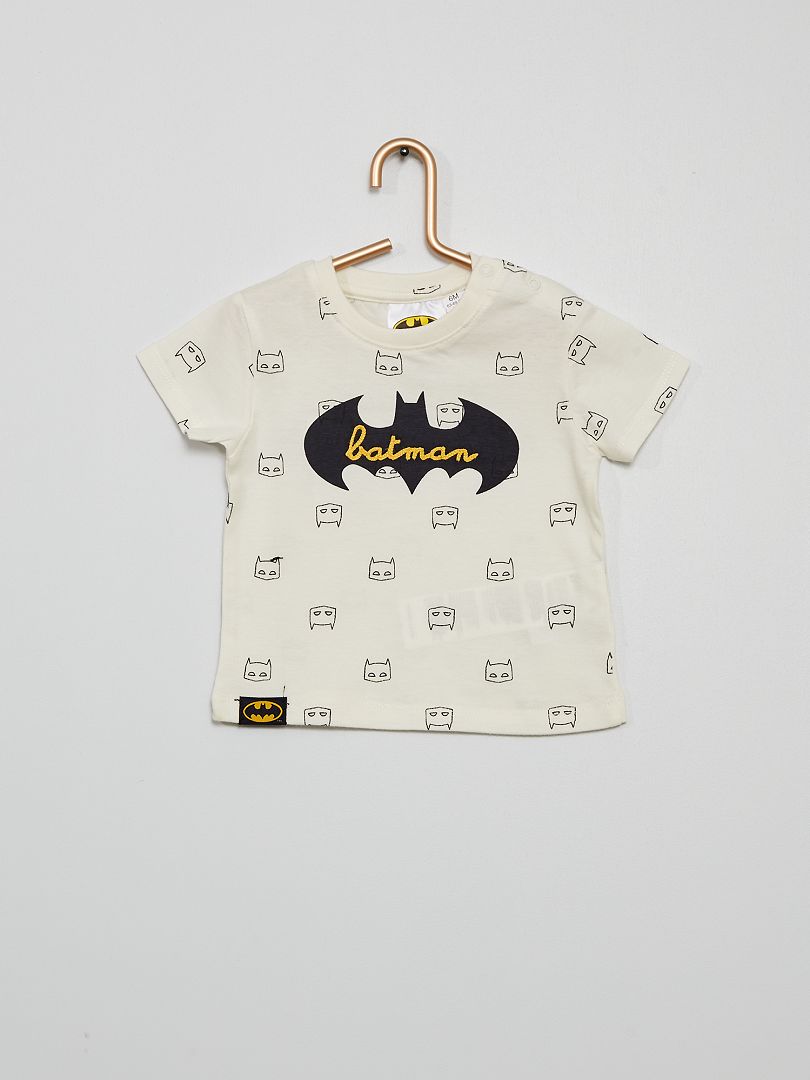 T-shirt 'Batman' blanc - Kiabi
