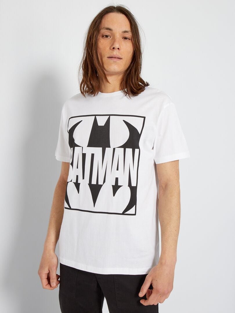 T-shirt 'Batman' 'Dc Cosmics Originals' Blanc/noir - Kiabi