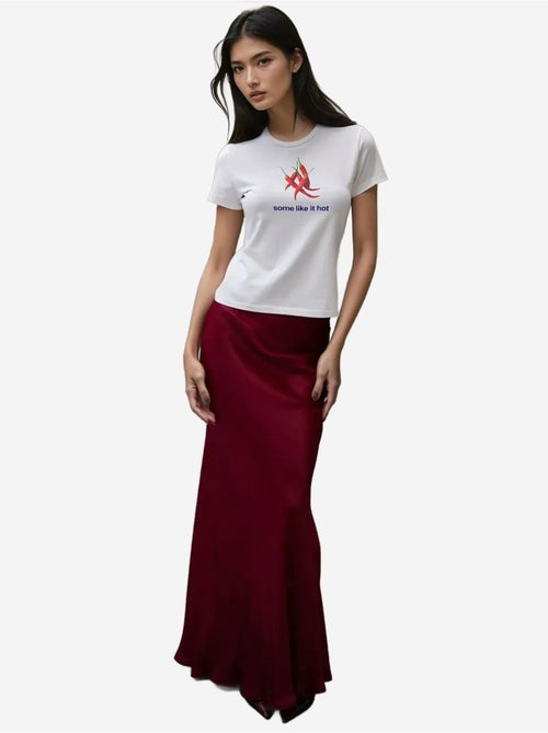 T-shirt bébé imprimé coupe slim à col ras du cou hiccup - Kiabi