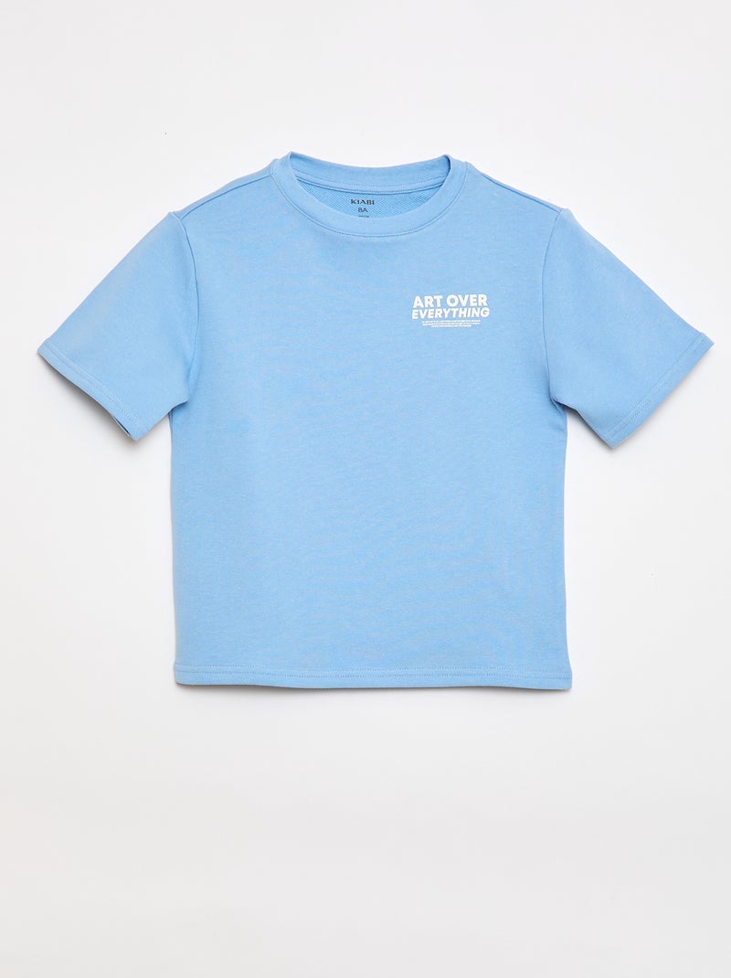 T-shirt + bermuda set - 2-delig Blauw - Kiabi