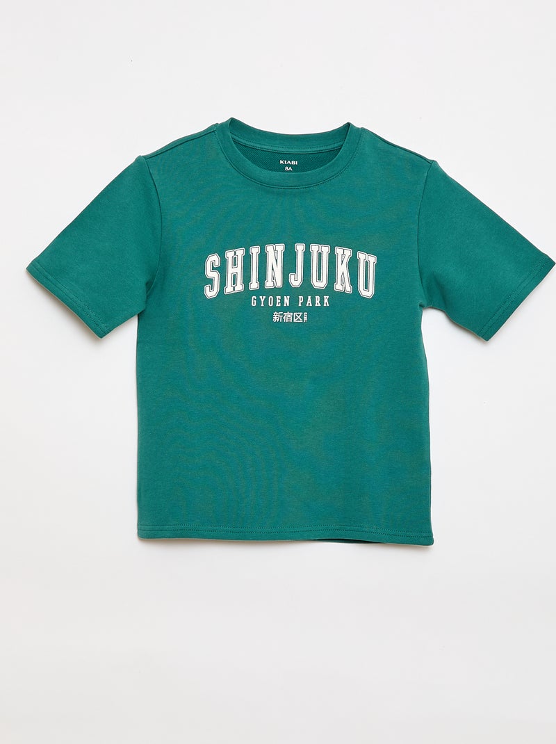 T-shirt + bermuda set - 2-delig Wit - Kiabi