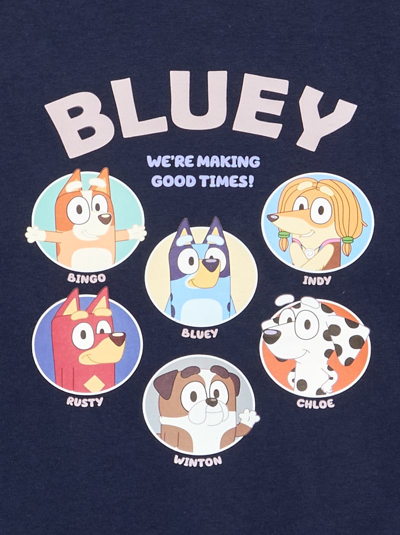 T-shirt 'Bluey' met lange mouwen Blauw - Kiabi