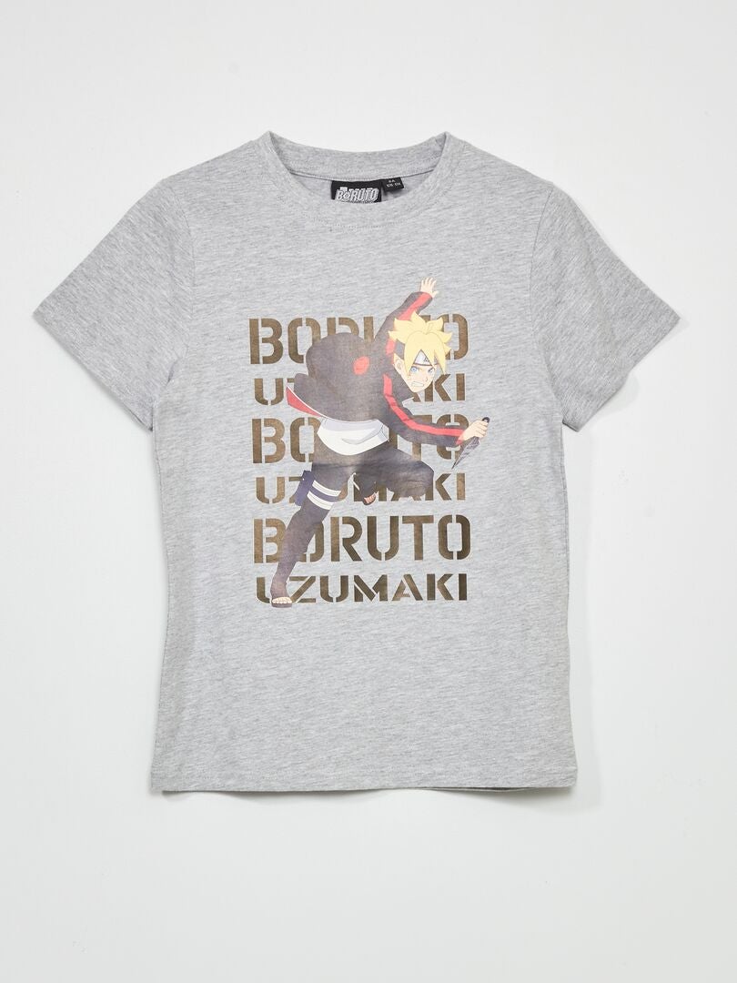 T-shirt 'Boruto' grijs - Kiabi