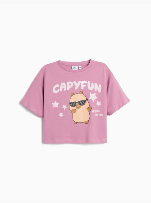 T-shirt Boxy CapyFun, MO Fashion - Kiabi T-shirt Boxy CapyFun, MO Fashion - Kiabi