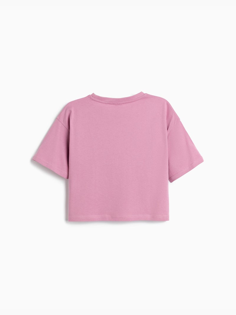 T-shirt Boxy CapyFun, MO Fashion Mauve lilas - Kiabi