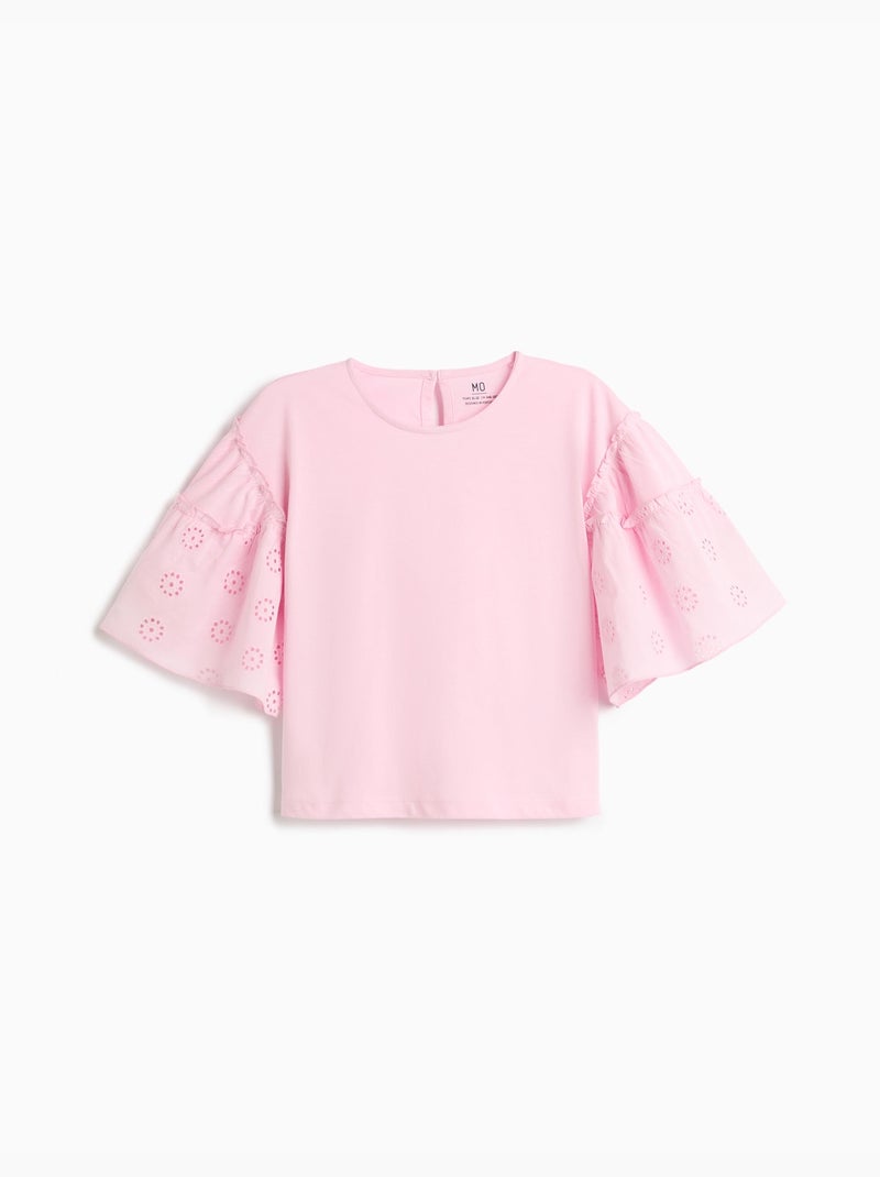 T-shirt Boxy, MO Fashion Roze - Kiabi