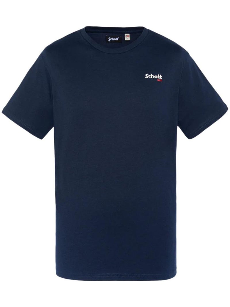 T-shirt brodé homme Schott NYC Bleu marine - Kiabi