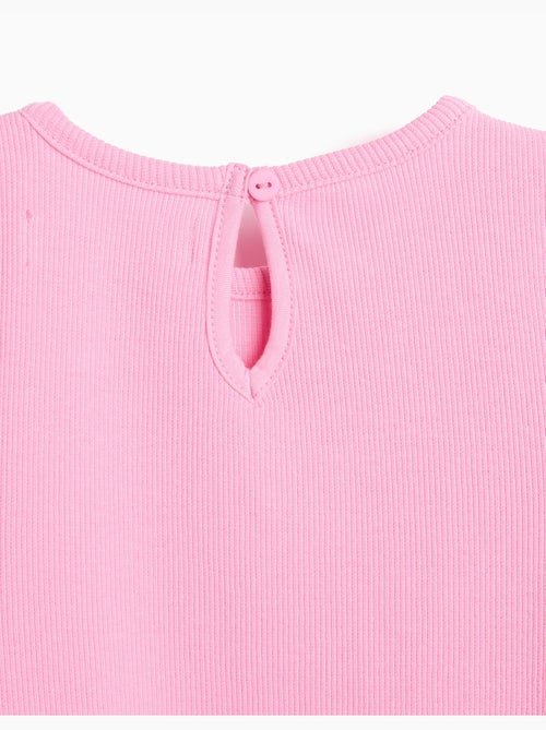 T-shirt brodée fleur, MO Fashion - Kiabi