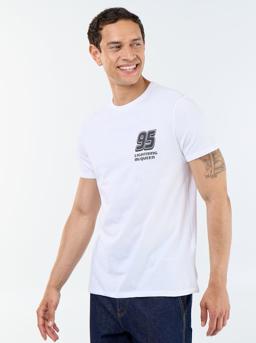 T-shirt 'Cars' 'Disney' 'Pixar' voor- en achterkant - Kiabi