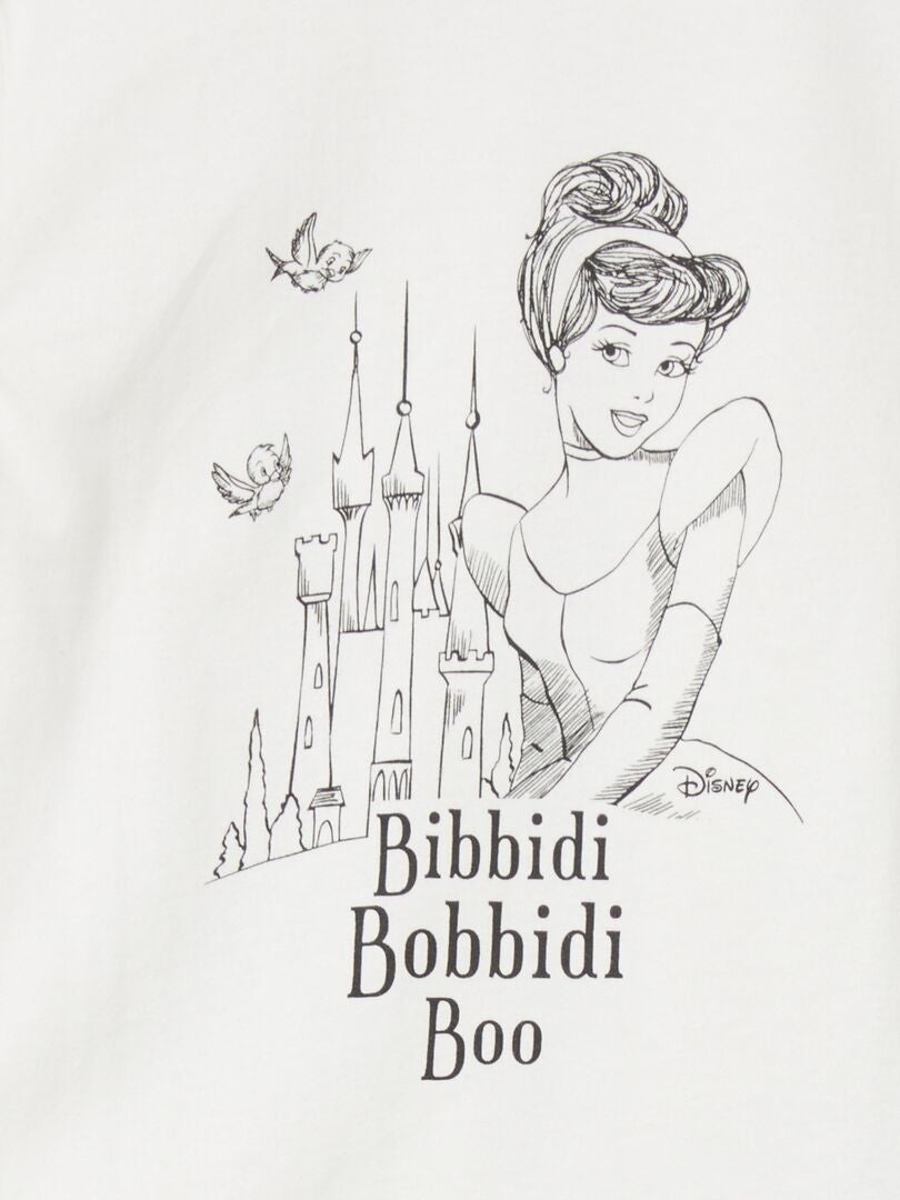 T-shirt 'Cendrillon' - 100 ans de 'Disney' Blanc - Kiabi