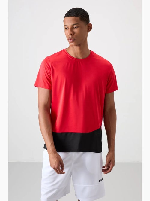 T-shirt col rond à blocs de couleur tommy - Kiabi