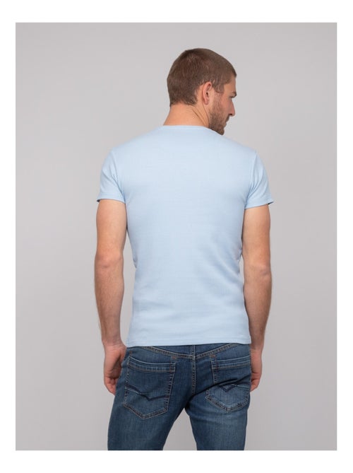 T shirt col rond coton cotelé walter - Kiabi T shirt col rond coton cotelé walter - Kiabi