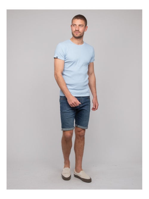 T shirt col rond coton cotelé walter - Kiabi T shirt col rond coton cotelé walter - Kiabi