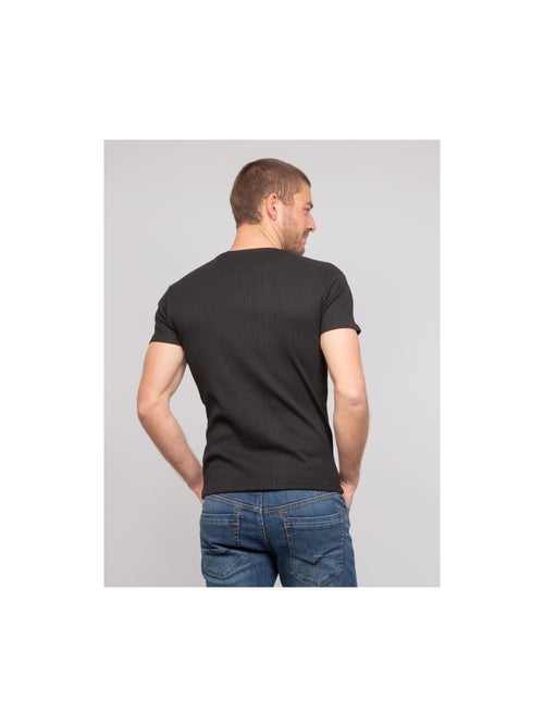 T shirt col rond coton cotelé walter - Kiabi T shirt col rond coton cotelé walter - Kiabi