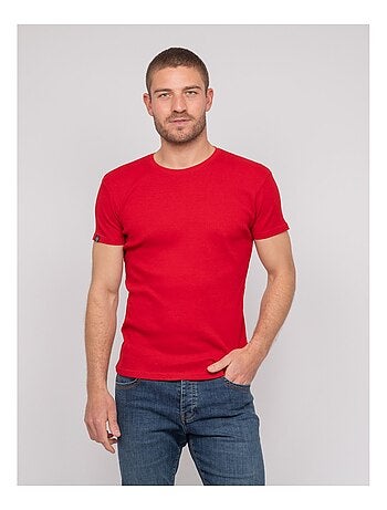 T shirt col rond coton cotelé walter