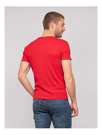 T shirt col rond coton cotelé walter