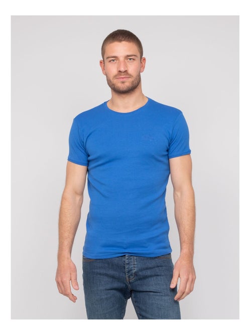 T shirt col rond coton warlof - Kiabi