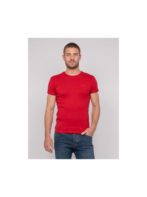 T shirt col rond coton warlof - Kiabi