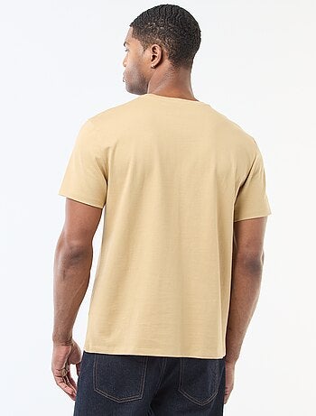T-shirt homme en coton bio ? col rond