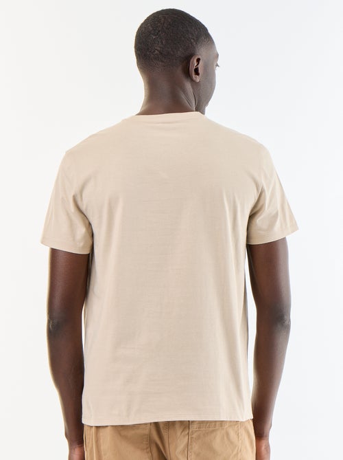 T-shirt col rond homme en jersey uni - Kiabi T-shirt col rond homme en jersey uni - Kiabi