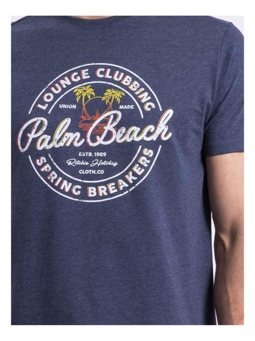 T-shirt col rond nakiwok - Kiabi