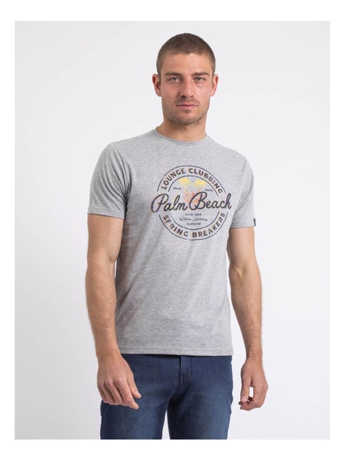 T-shirt col rond nakiwok - Kiabi