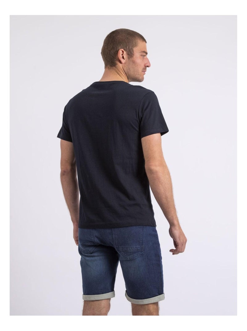 T-shirt col rond nalubad Bleu marine - Kiabi