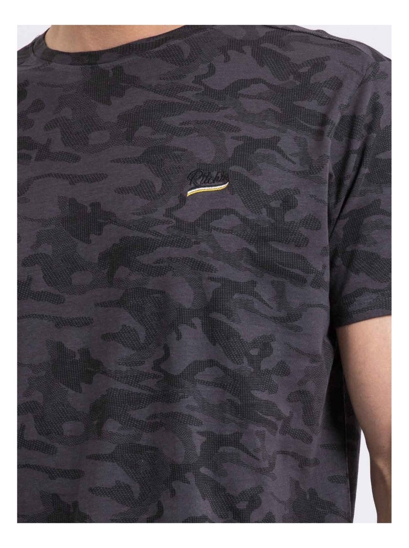 T-shirt col rond nilimour Gris - Kiabi