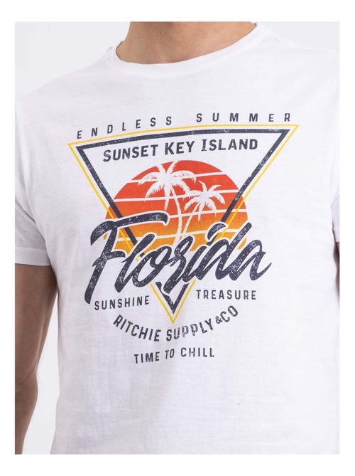 T-shirt col rond nilipack - Kiabi