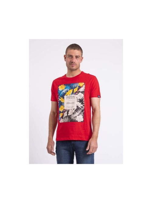 T-shirt col rond nirayman - Kiabi