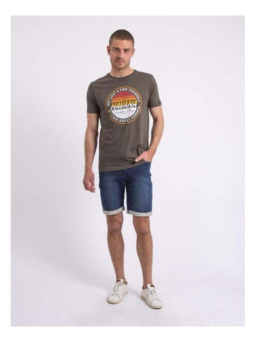 T-shirt col rond nolpix - Kiabi